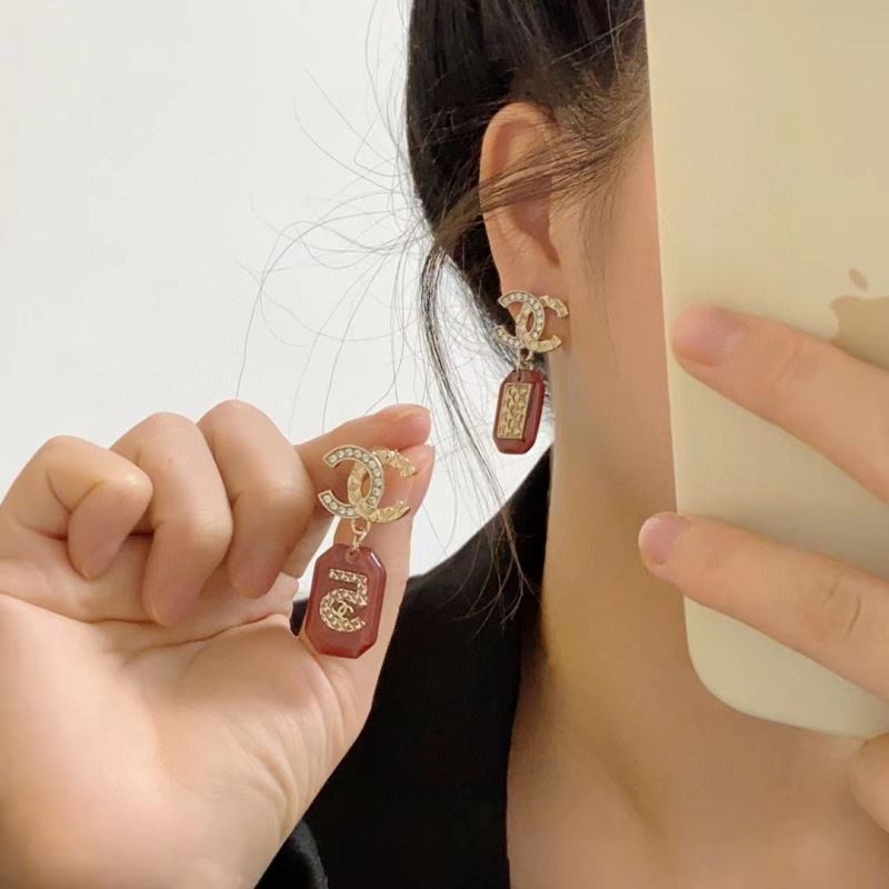 Ch*el earrings